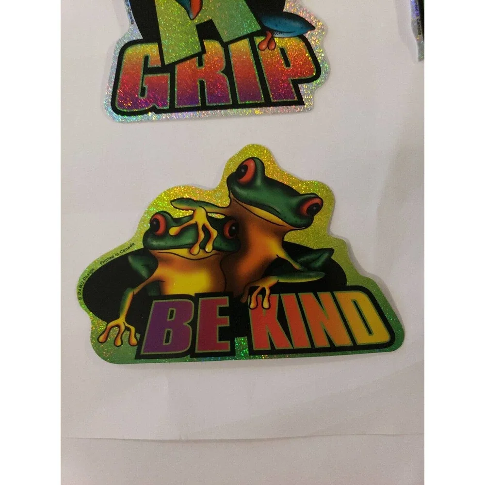 90s y2k vintage vending machine stickers Prism Cool Animal complete set of 9